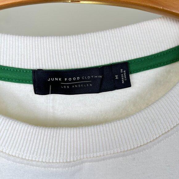 JUNK FOOD Women’s Philadelphia Eagles Kickoff Crop Crew Fleece. Size M - Picture 7 of 10